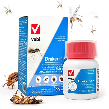 Draker 10.2 Powerful Long-Lasting Insecticide Spray 100ml